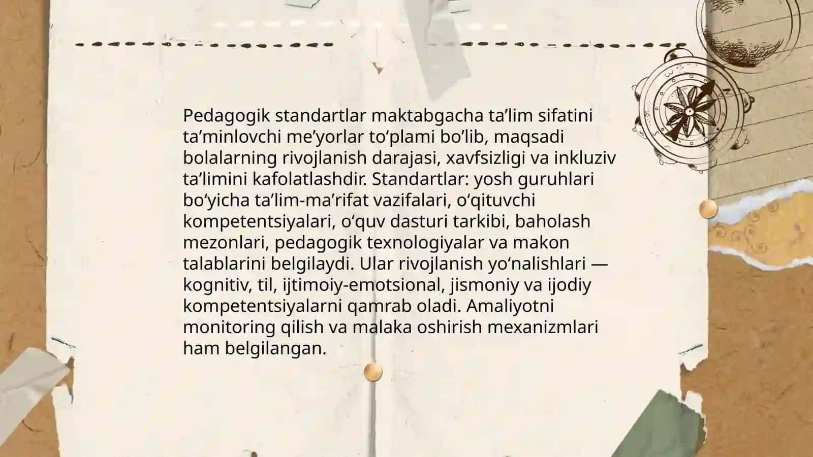 Maktabgacha ta'lim standartlari 3