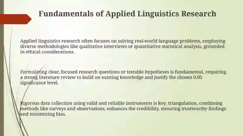 Research Methods in Applied Linguistics 3