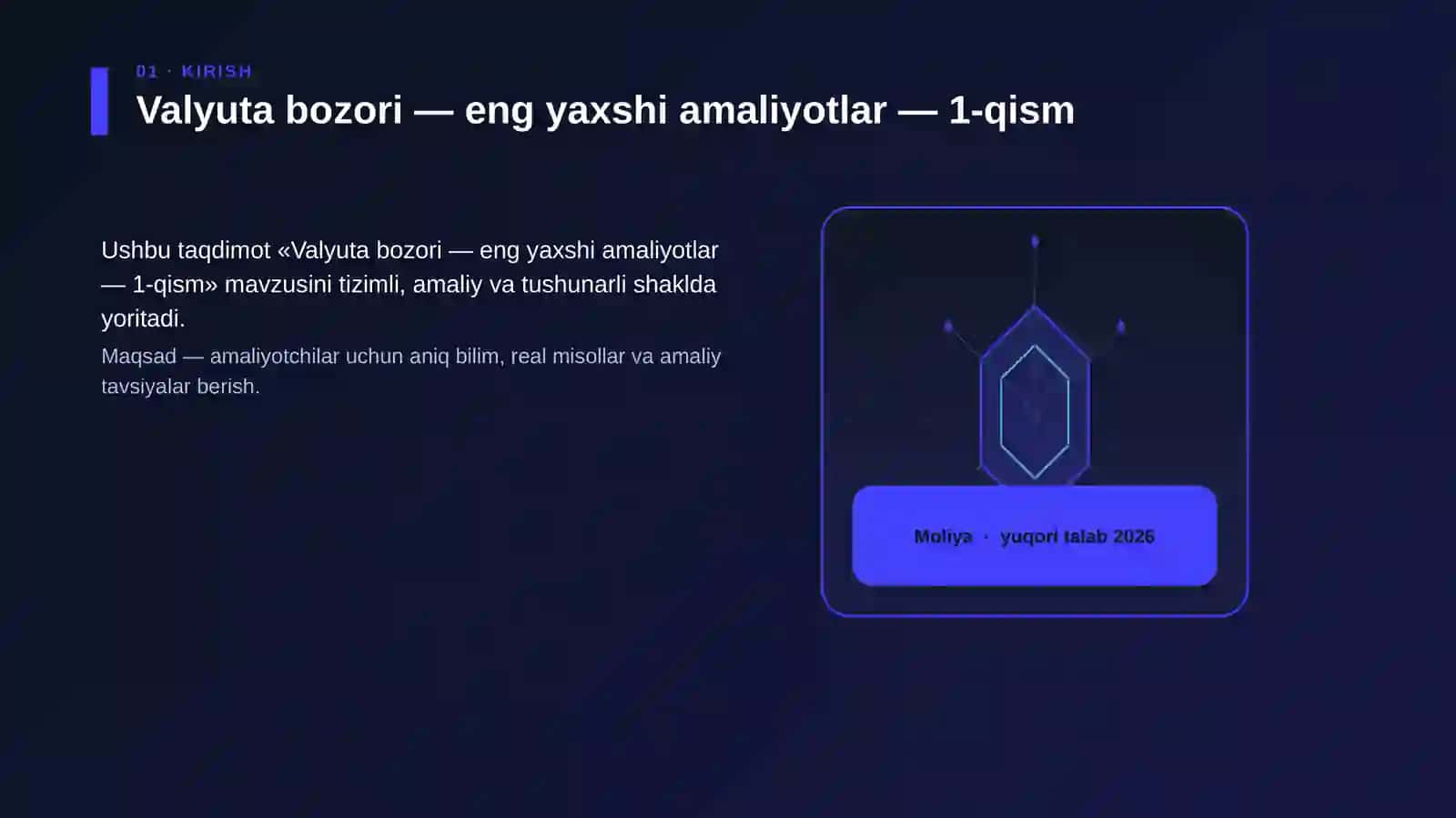 Valyuta bozori — eng yaxshi amaliyotlar — 1-qism 3