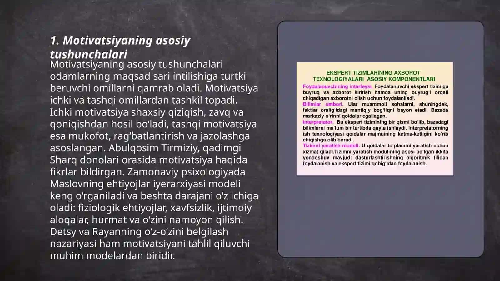 Motiv va motivation jarayonlarni diagnostika qilish metodikasi 3