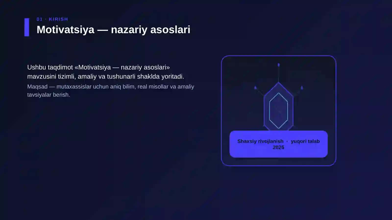 Motivatsiya — nazariy asoslari 3