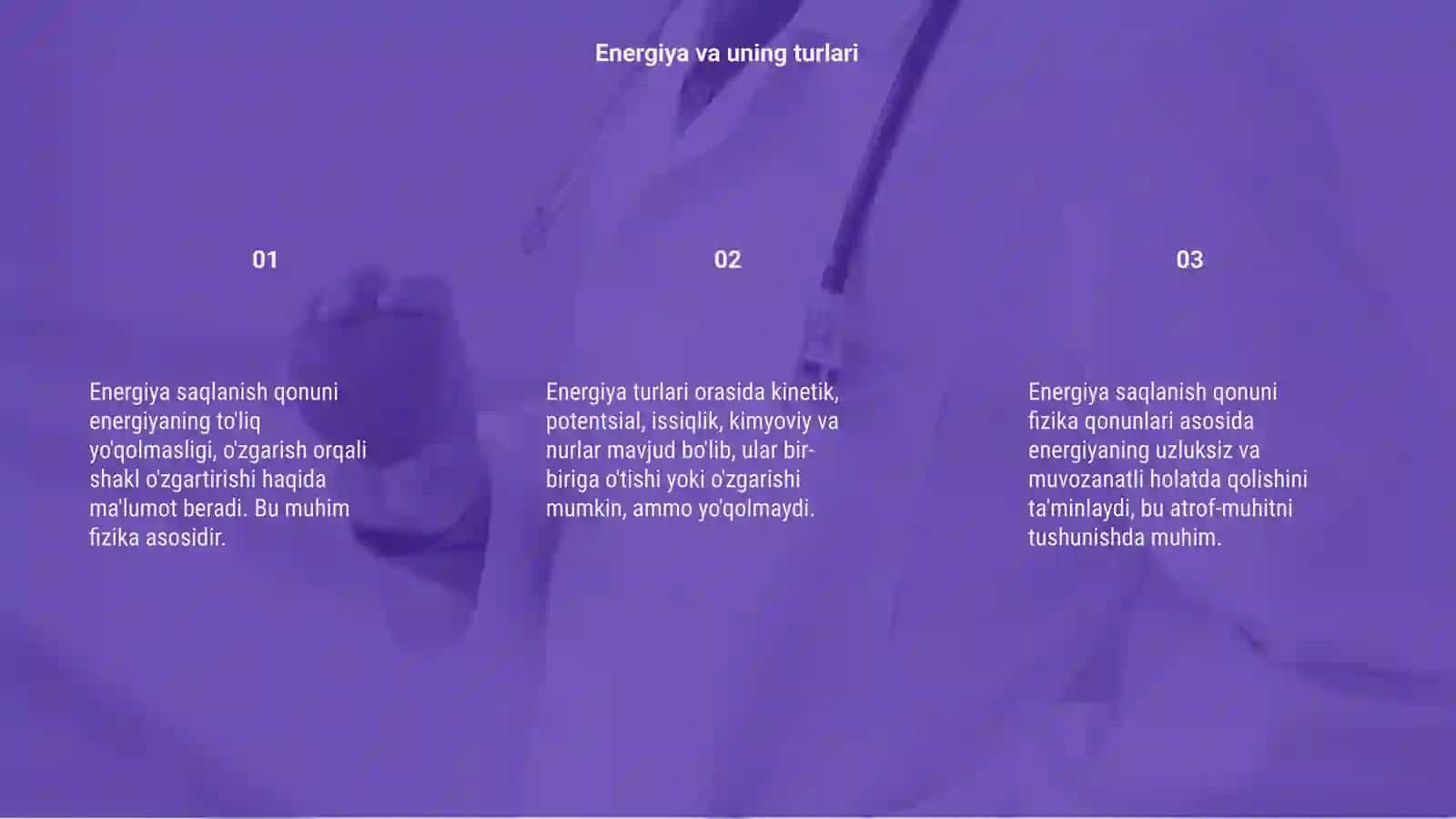 Energyani saqlanish qonuni 3