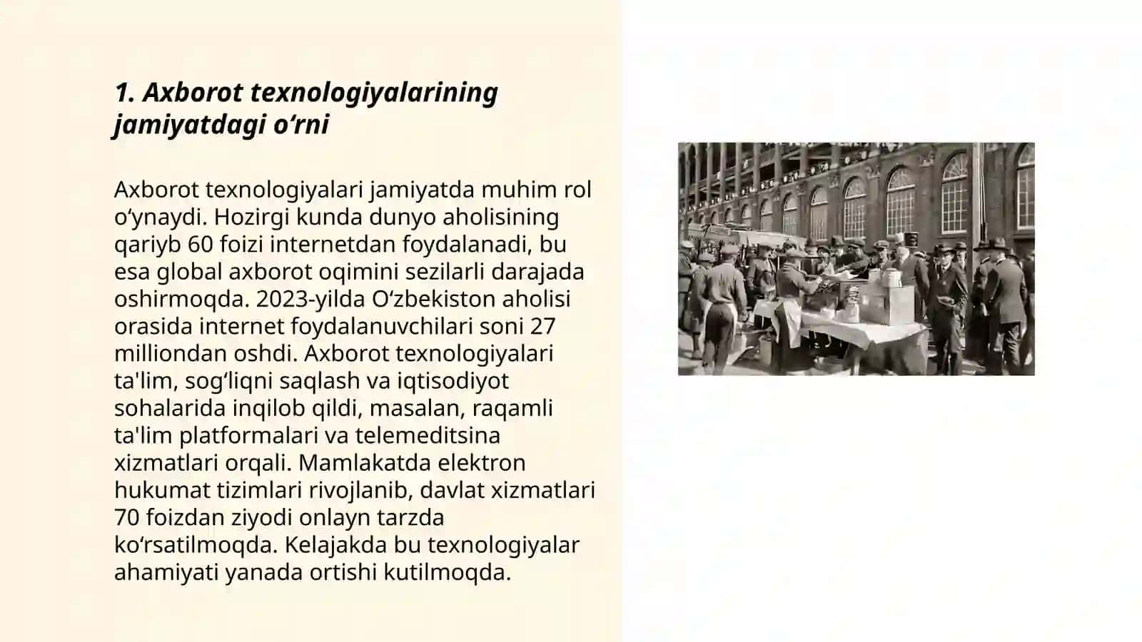 Axborotning jamiyatda tutgan oʻrni va ahamiyati 3
