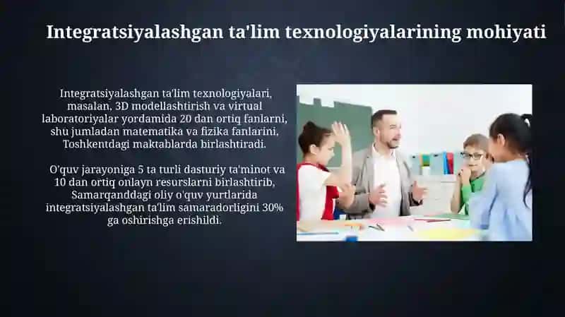 Integratsiyalashgan ta'lim texnologiyalari 3