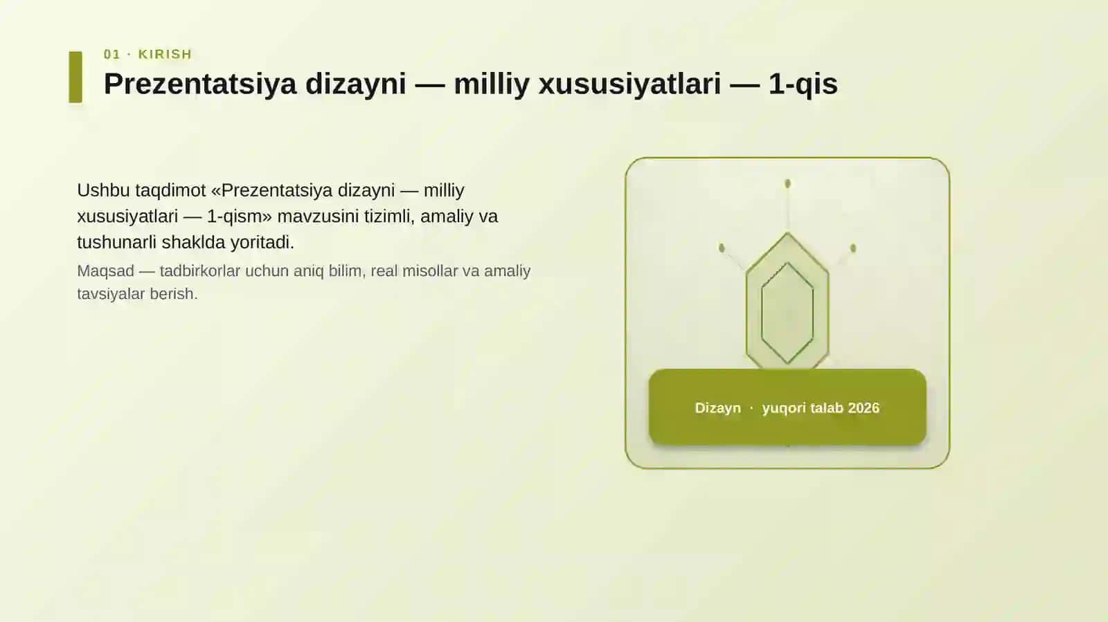 Prezentatsiya dizayni — milliy xususiyatlari — 1-qism 3
