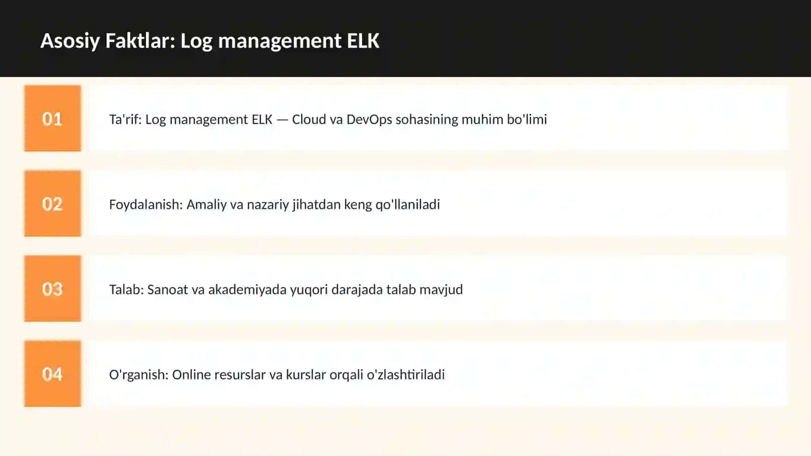 Log management ELK 3