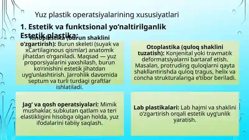 Yuzdagi plastik operatsiyalar xususiyatlari 3