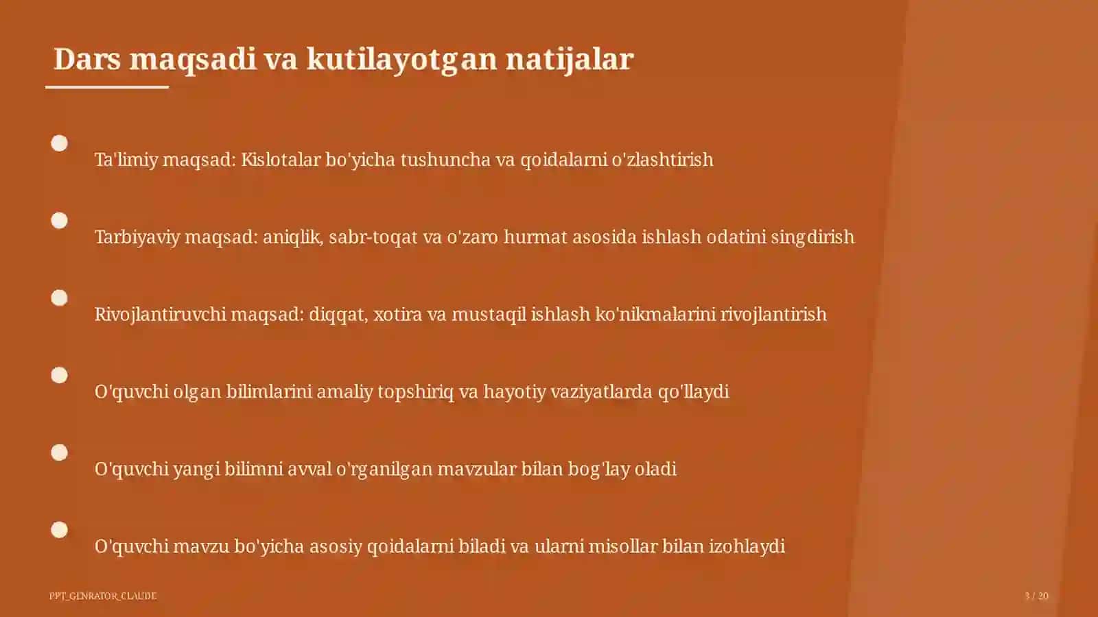 Kislotalar (8-sinf) 3