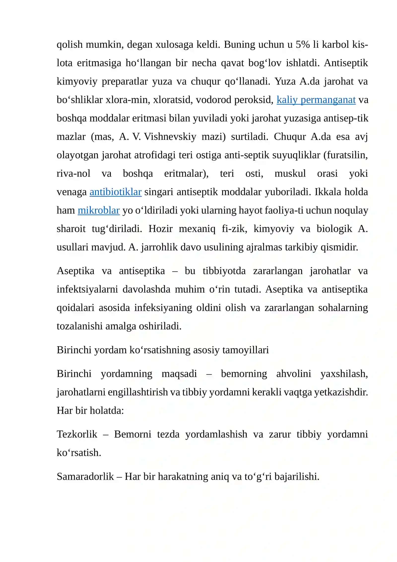 Aseptika va antiseptika tamoyillari 3