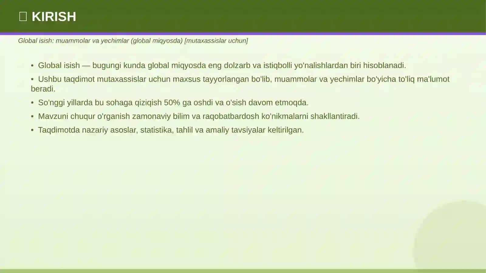 GLOBAL ISISH 3