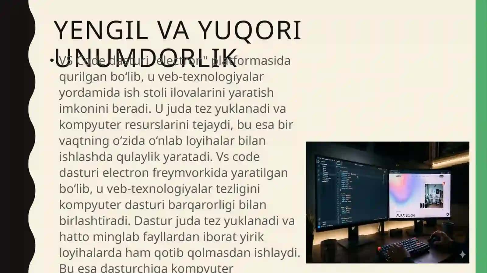 WEB-saytyaratishda Visual Studio Code dasturining qulayliklari 3