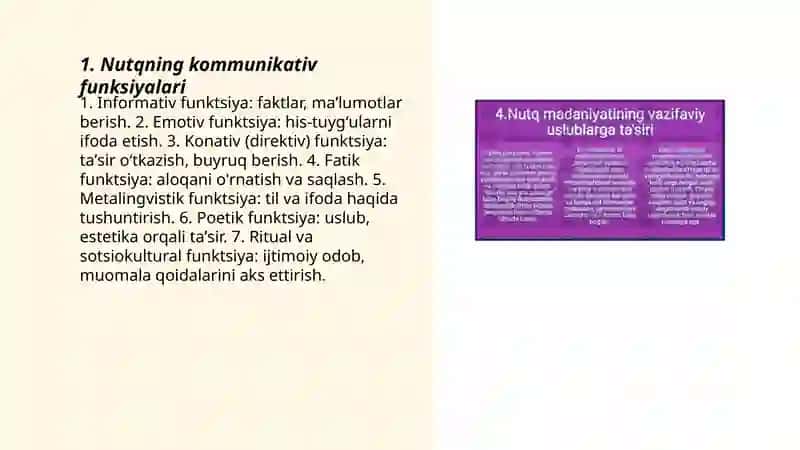 Nutqni kommunikativ sifatlari.Nutq odobi va muomala maʼdaniyati 3