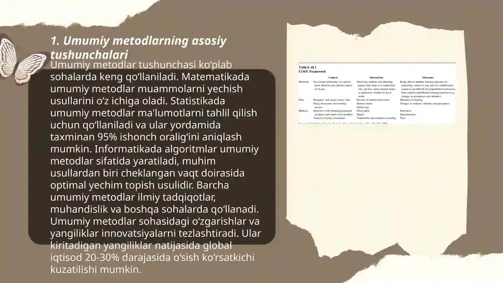 Umumiy va maxsus metodlar 3