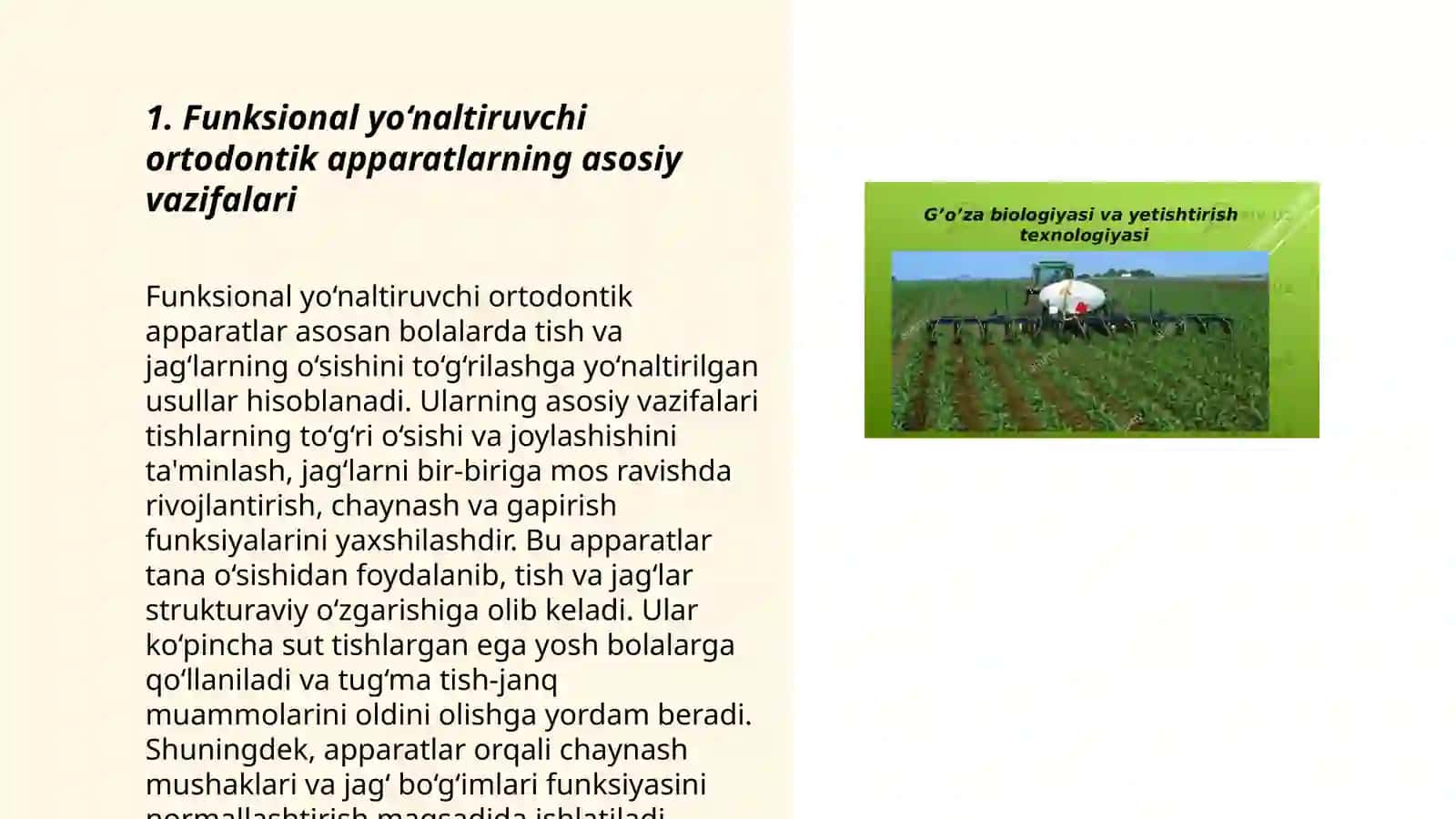 Funksional yo’naltiruvchi ortodontik apparatlarni tayyorlash texnologiyasi va konstruksiyalash asoslari 3