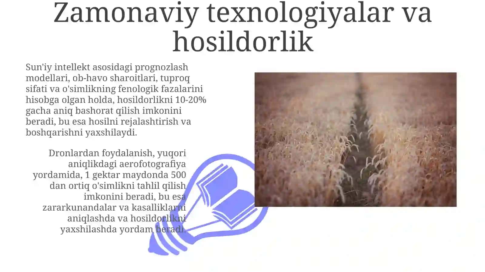 Zamonaviy qishloq xo'jaligi texnologiyalari 3