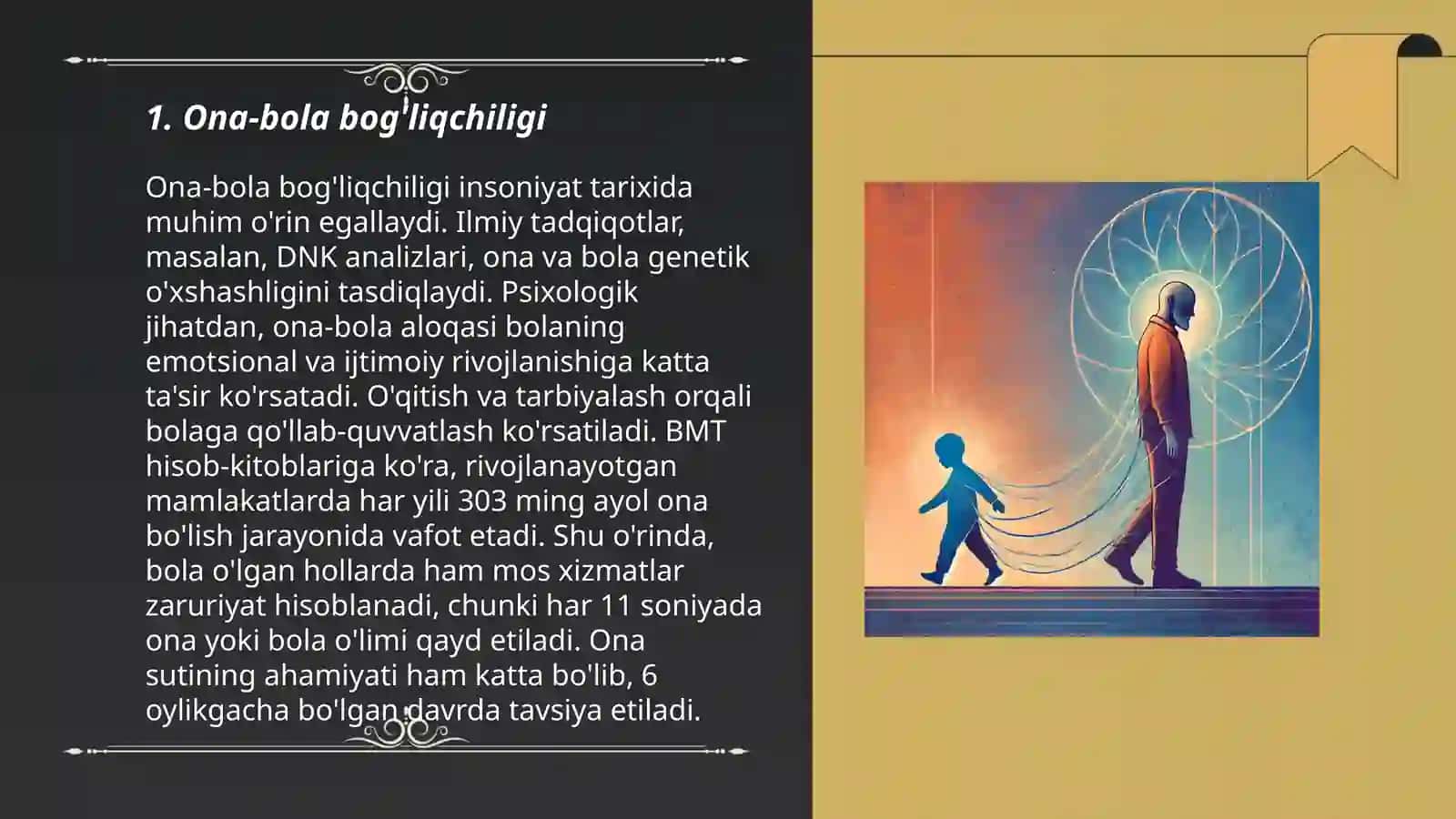 Psixoanalistiklarning ishlarida mehr va ajralish muammolari Dj. Bouling.M.Maler 3