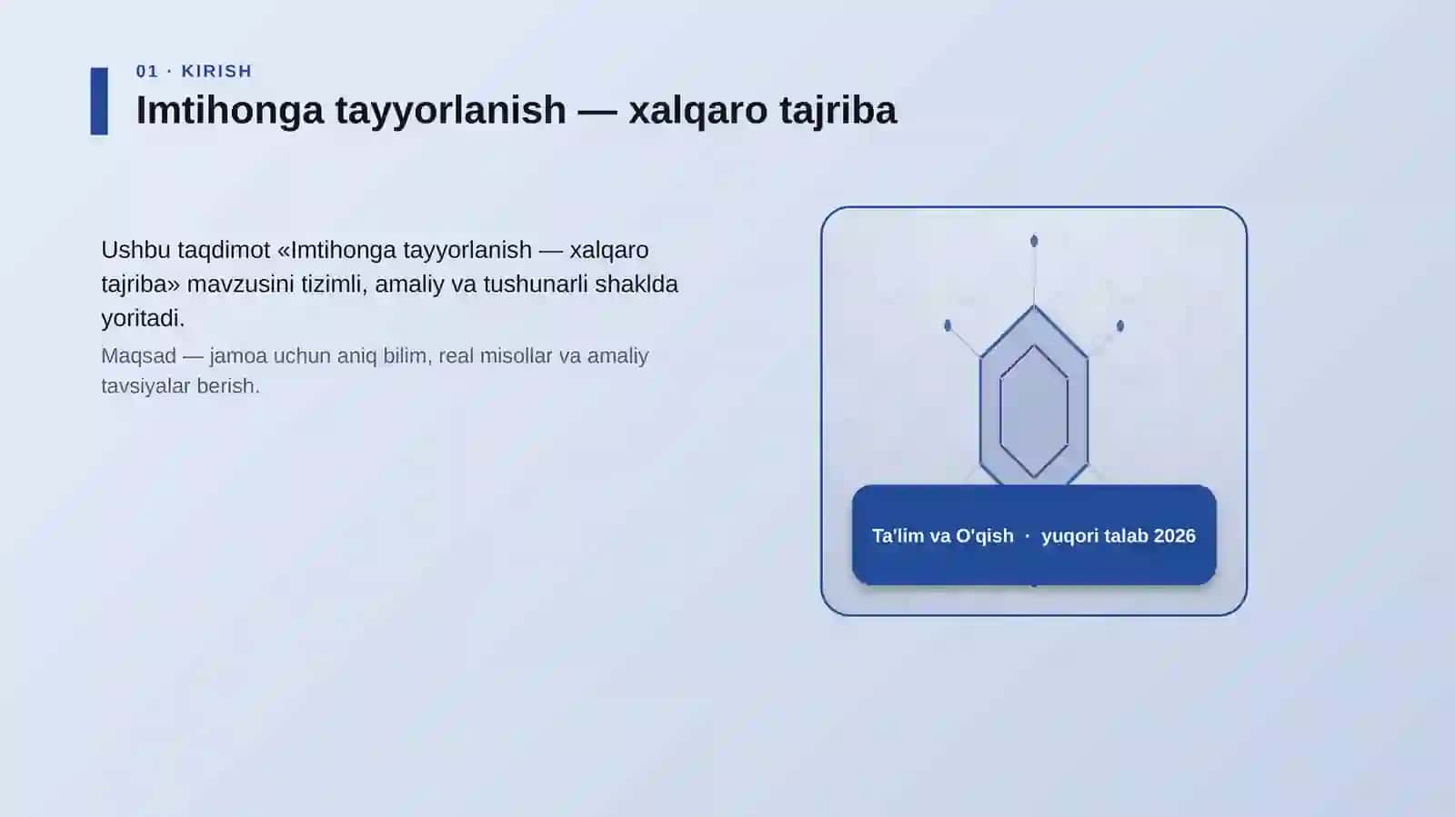 Imtihonga tayyorlanish — xalqaro tajriba 3
