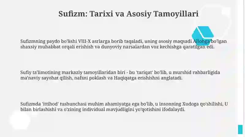 Tasavvuq taʼlimotining sharq madaniyatiga taʼsiri 3