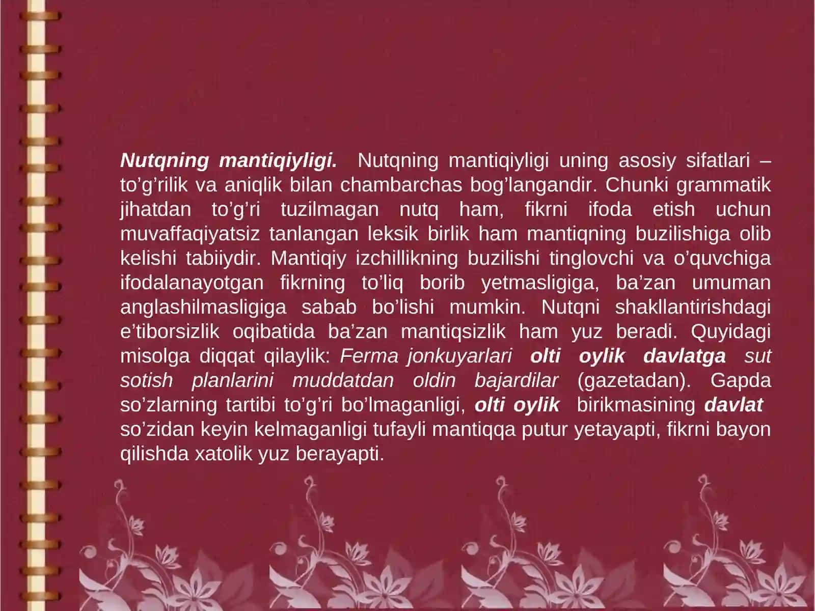 Nutqning mantiqiyligi 3
