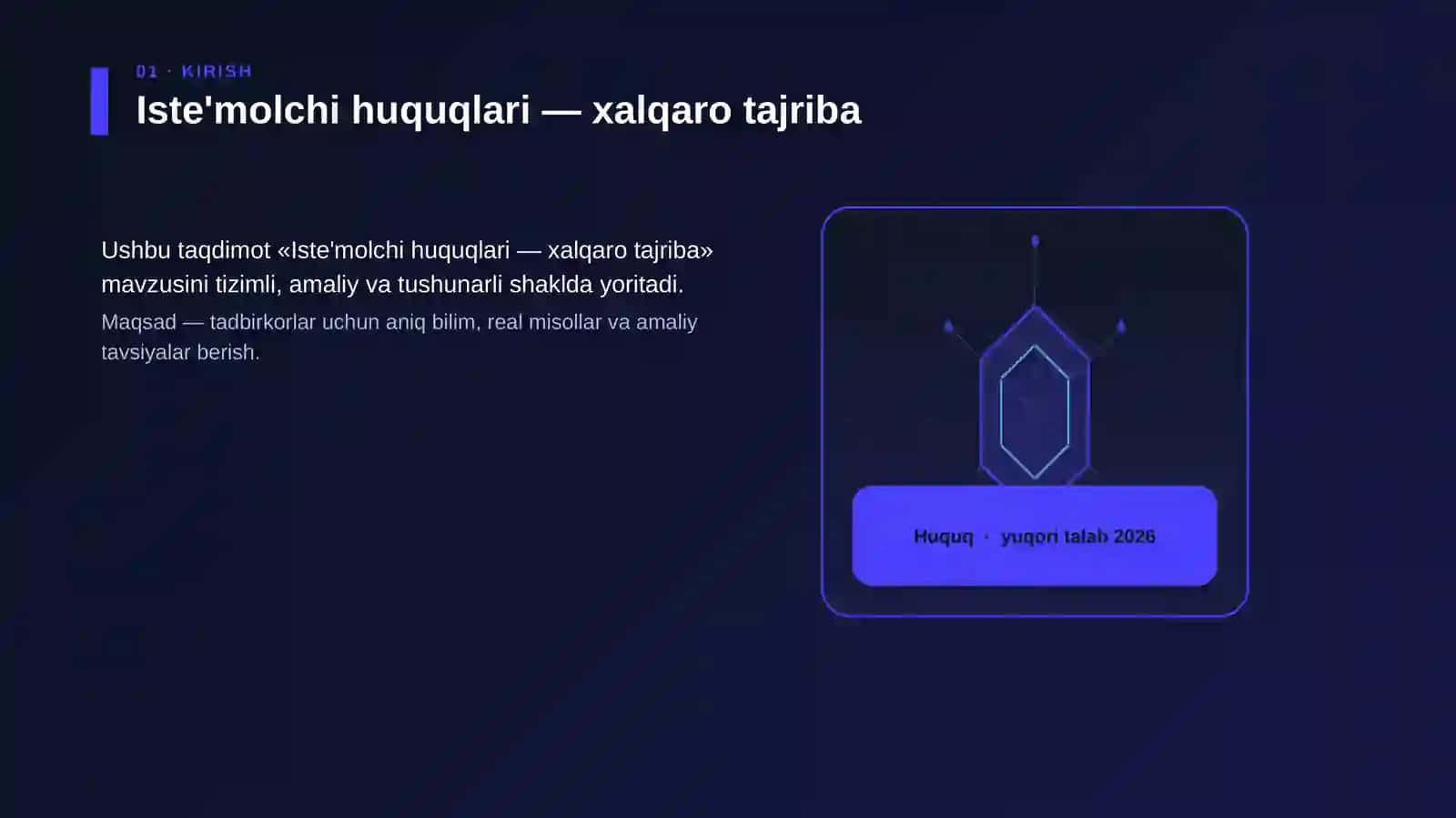 Iste'molchi huquqlari — xalqaro tajriba 3