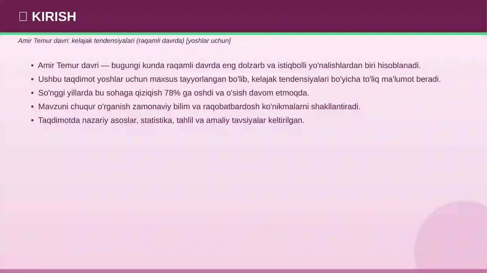 Amir Temur davri: kelajak tendensiyalari (raqamli davrda) [yoshlar uchun] 3