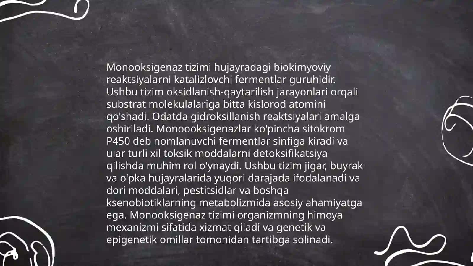 Monooksigenaz tizimi:ijobiy va salbiy tomonlari 3