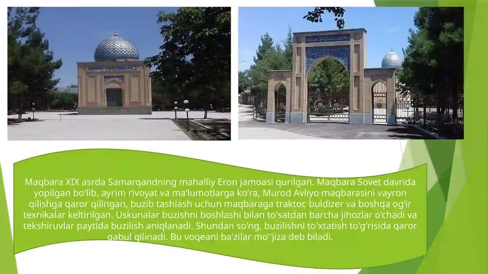 SAMARQANDDAGI AVLIYOLAR 3