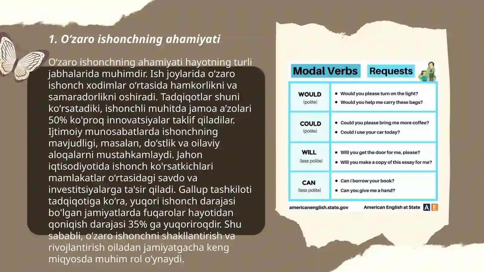 Oʻzaro ishonchning ahamiyati 3