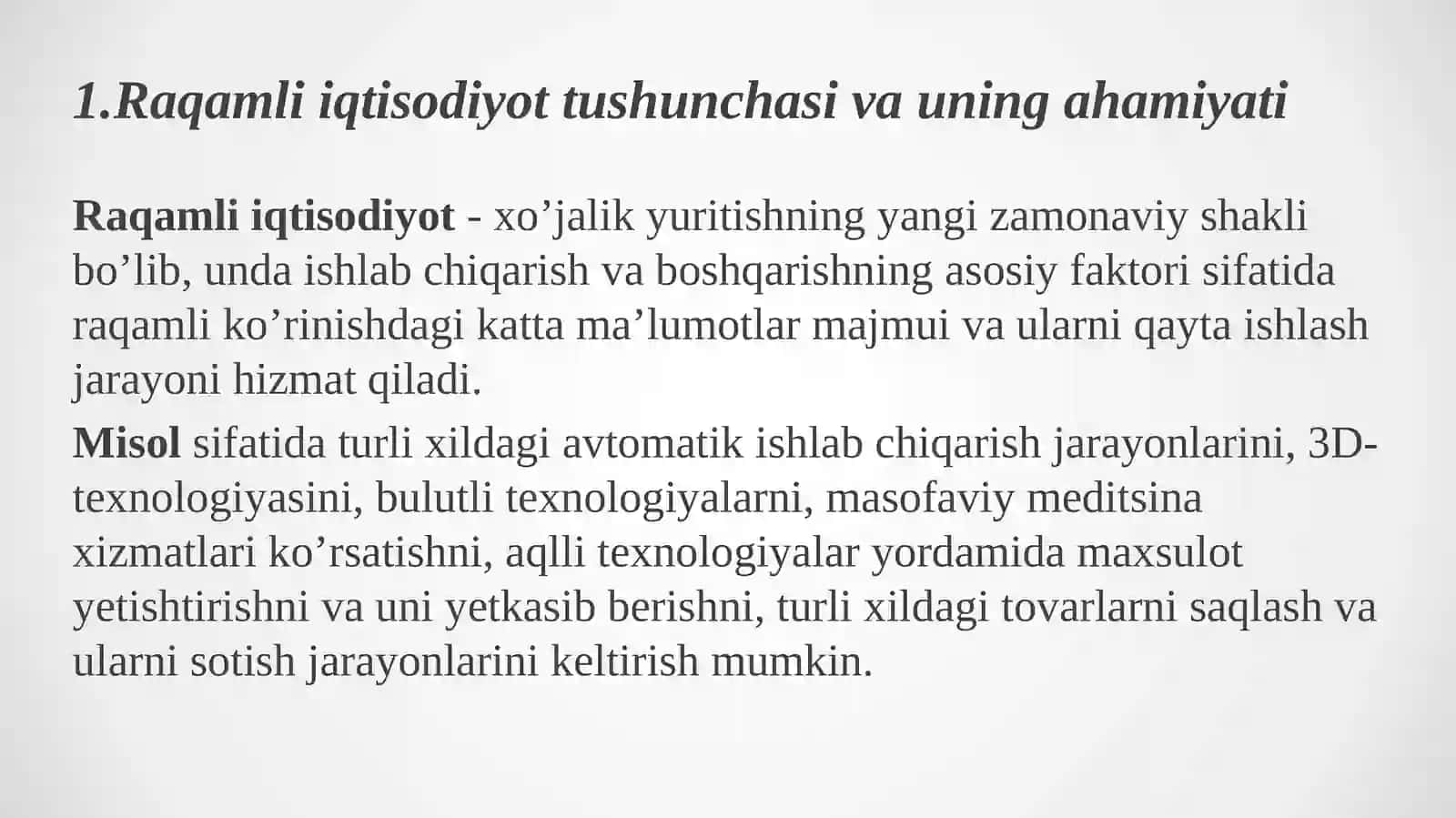 Raqamli iqtisodiyotda innovatsion texnologiyalarni rivojlanish tendensiyalari 3