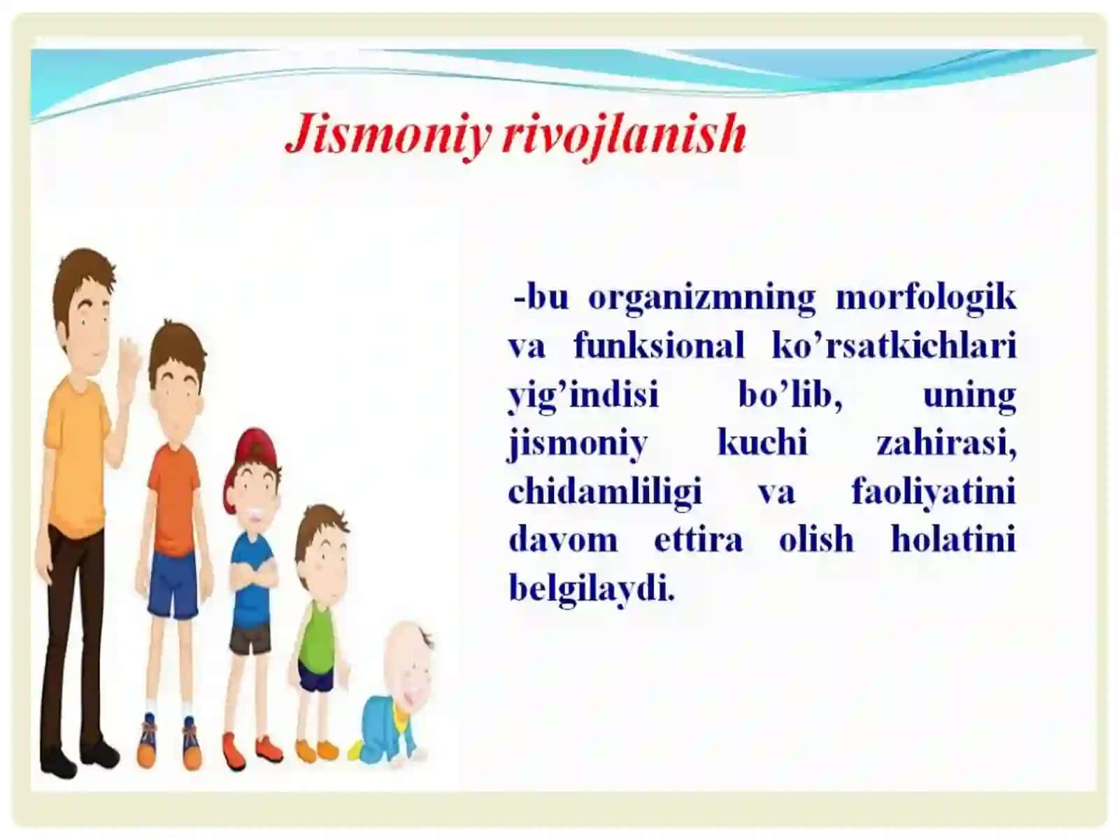 BALOG'AT YOSHI HAQIDA RUHIY JISMONIY VA JINSIY RIVOJLANISH DAVRI. YOSHLARDA JINSIY TARBIYA VA MADANIYATNI SHAKLLANTIRISH 3