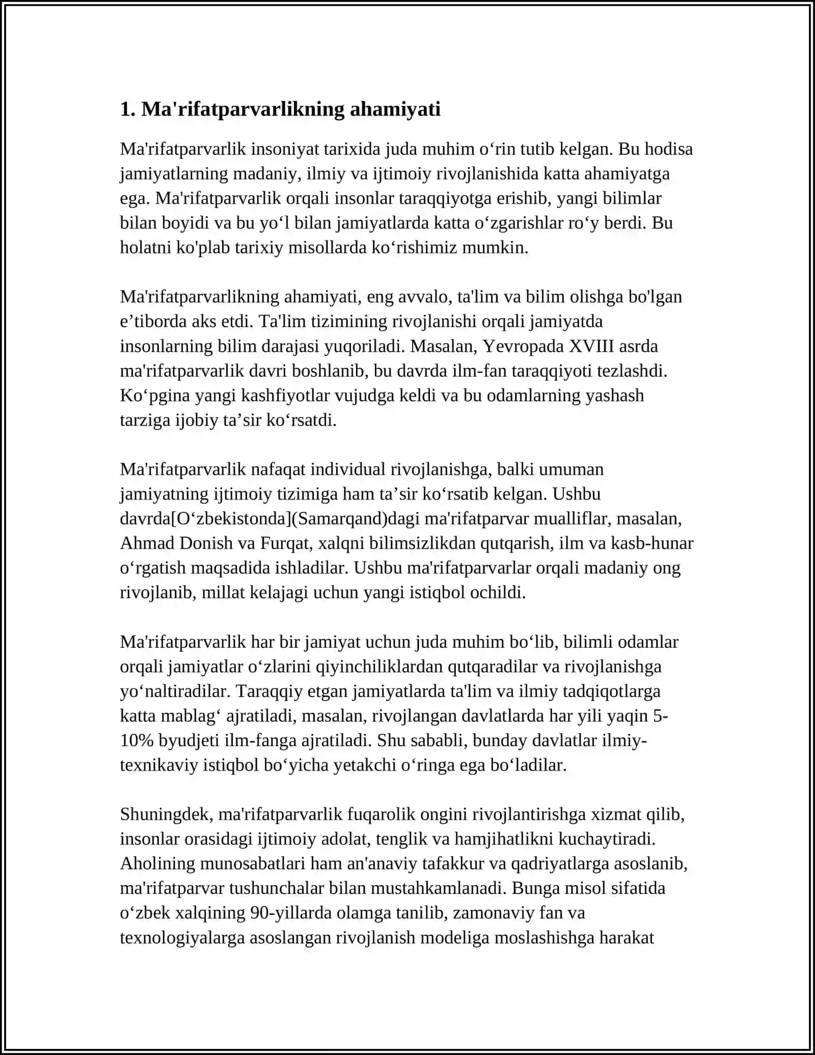 MAHMUDXOʻJA BEHBUDIYNING "PADARKUSH"DRAMASIDA MA'RIFATPARVARLIK MOTIVLARI 3