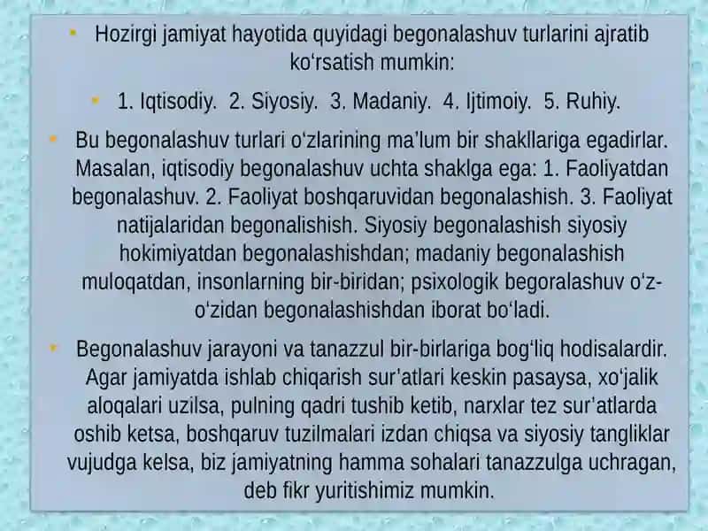 Begonalashuv 3