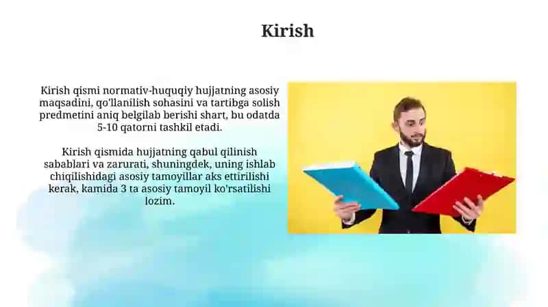 Texnik meyoriy huquqiy hujjatlarni turli va ularga qòyilgan talablar 3
