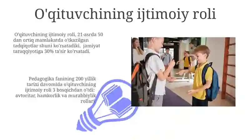 Pedagogik nazokat va xushmuomalalikning òqituvchi xulq atvorida shakllanishi 3