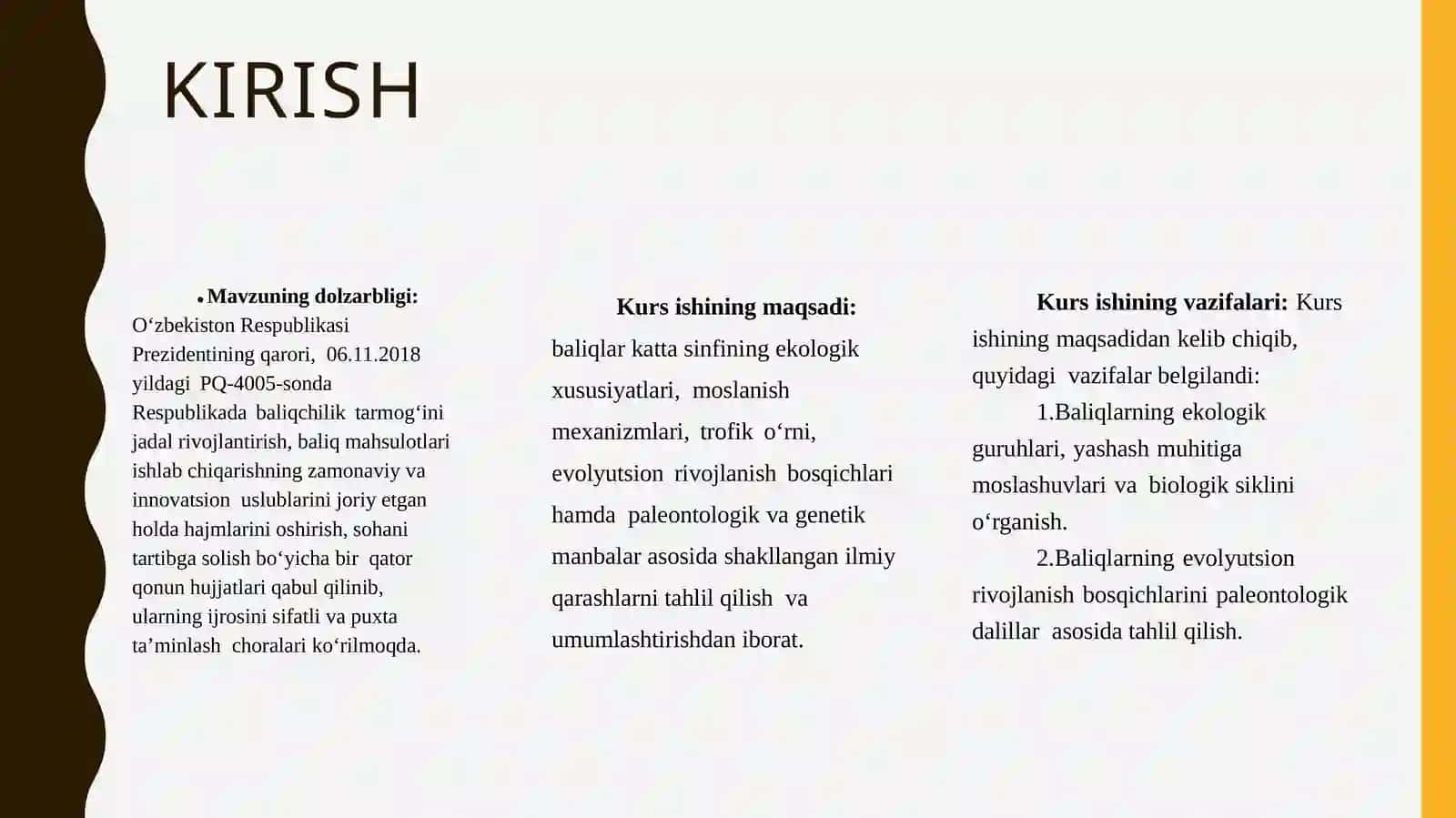 BALIQLAR KATTASIN FI EKOLOGIYASI VA EVOLYUTSIYASI 3