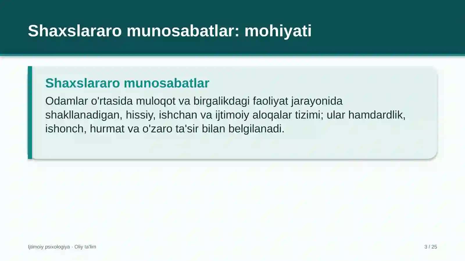 Spa-salonlarda shaxslararo munosabatlar 3