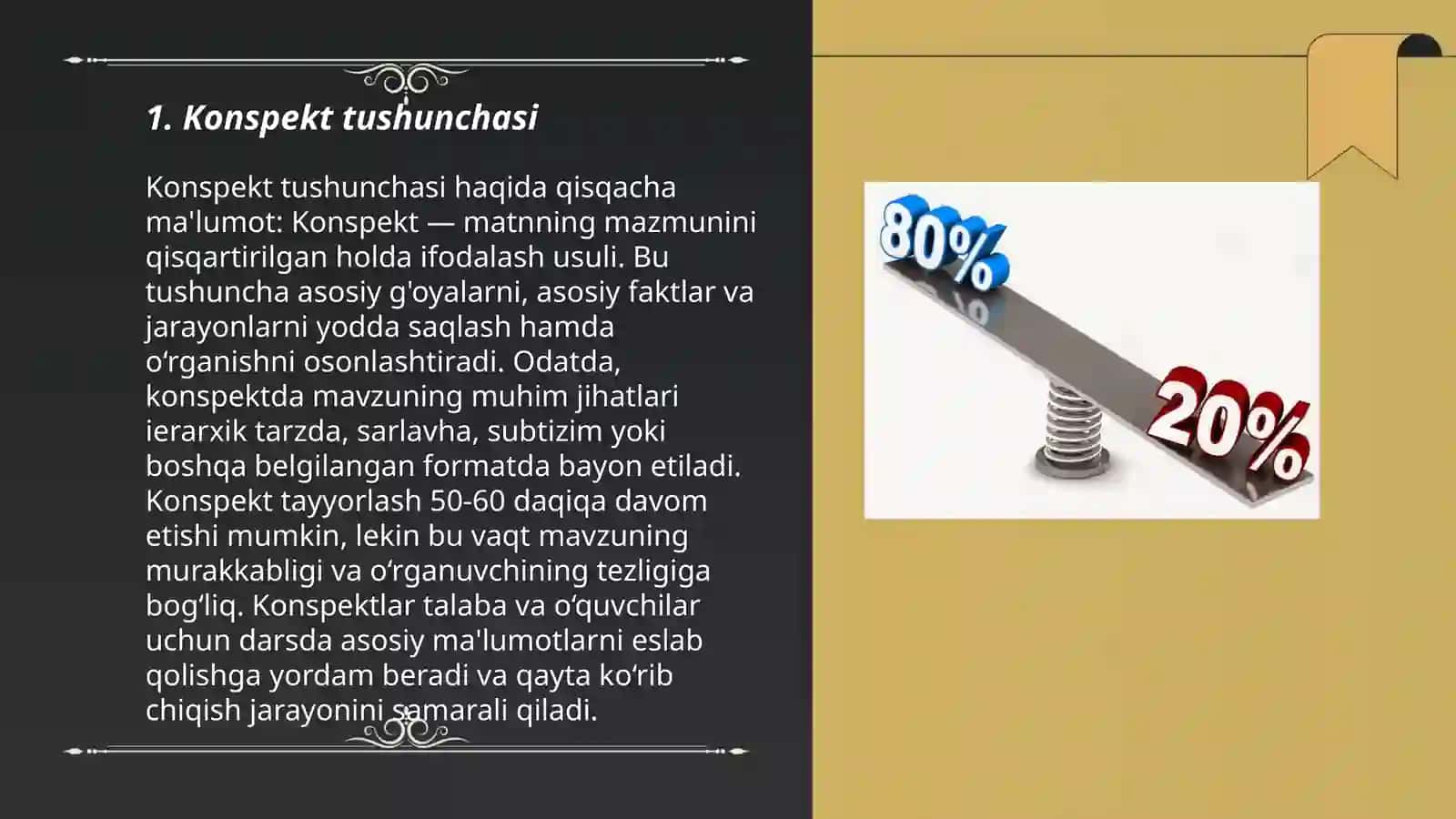 Konspekt.Konspekt turlari.Konspektlashtirish usullari 3