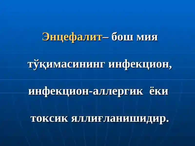 Энцефалитлар 3