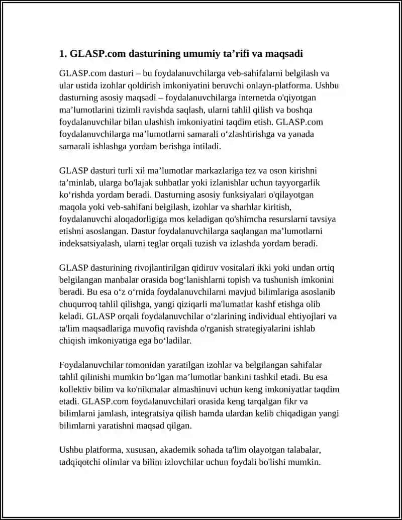 GLASP.COM DASTURI 3