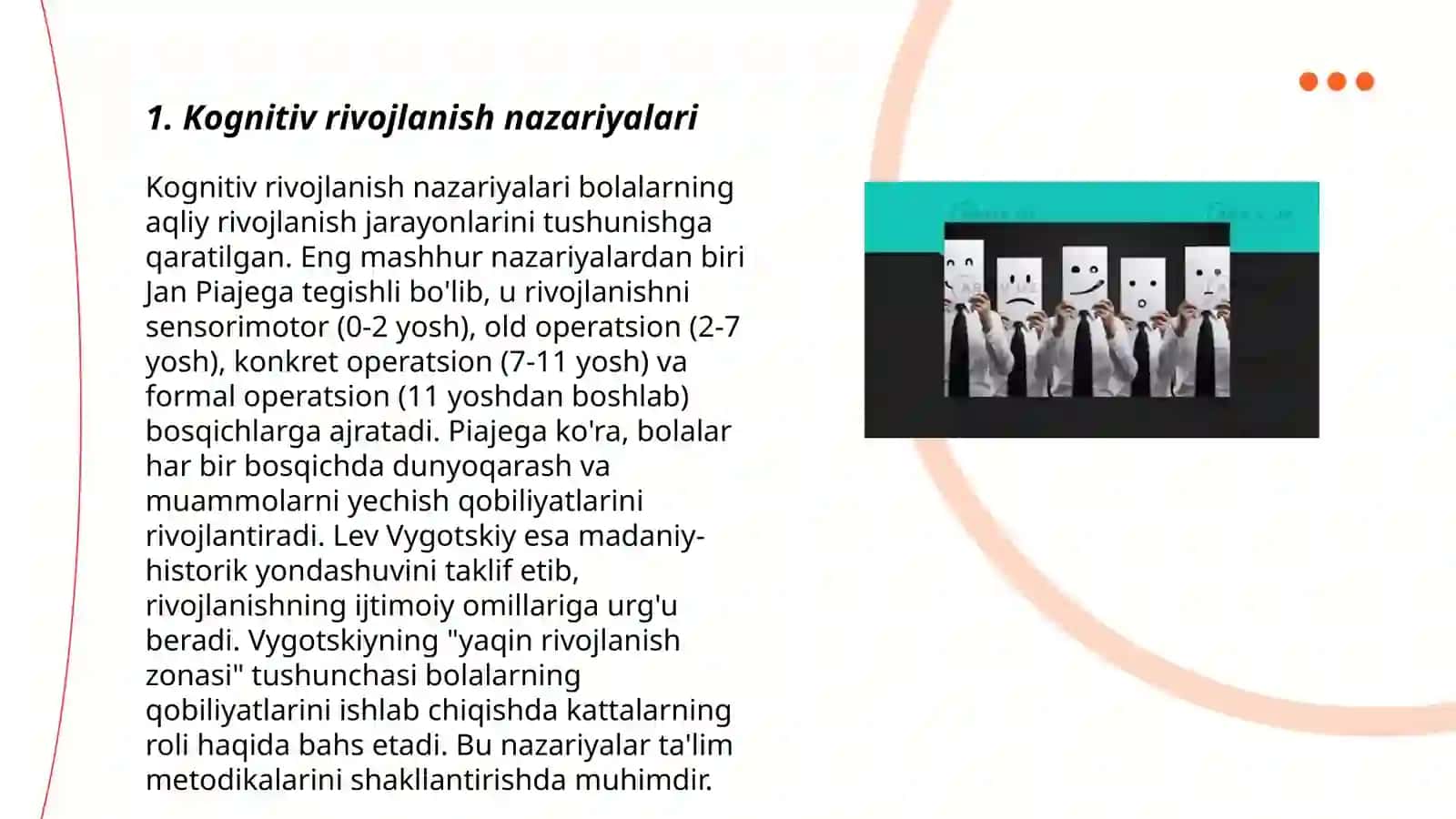 Shaxsning kognitiv nazariyalari 3