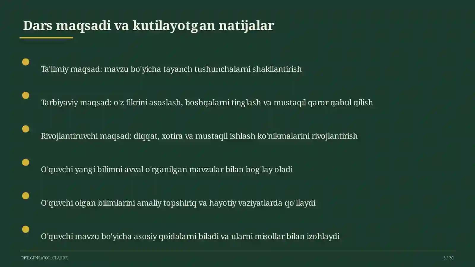 Mexanik tebranishlar va to'lqinlar (9-sinf) 3