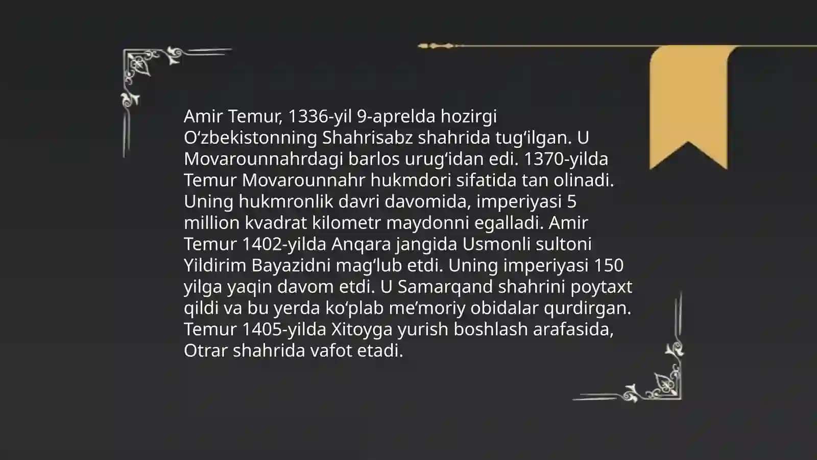 Amir Temur 3