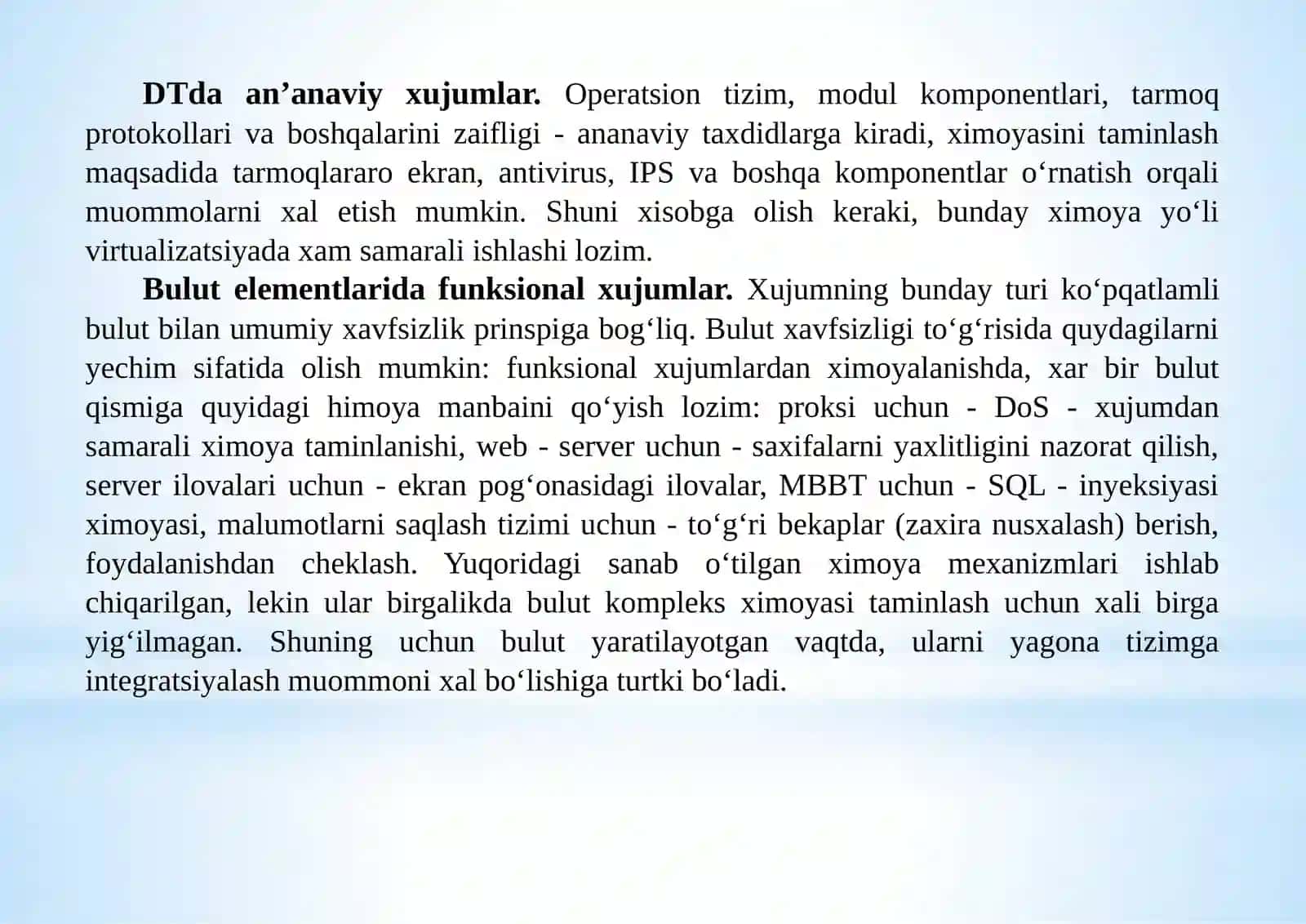 Bulutli texnologiyalarda amalga oshiriladigan hujumlar 3