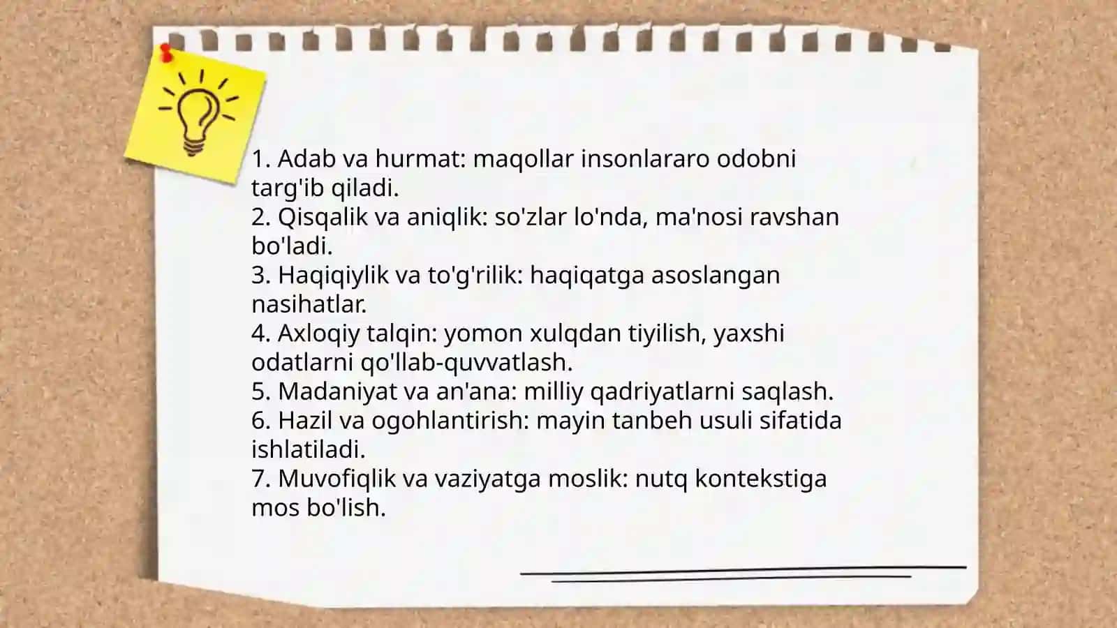 O'zbek xalq maqollarida nutq odobi 3