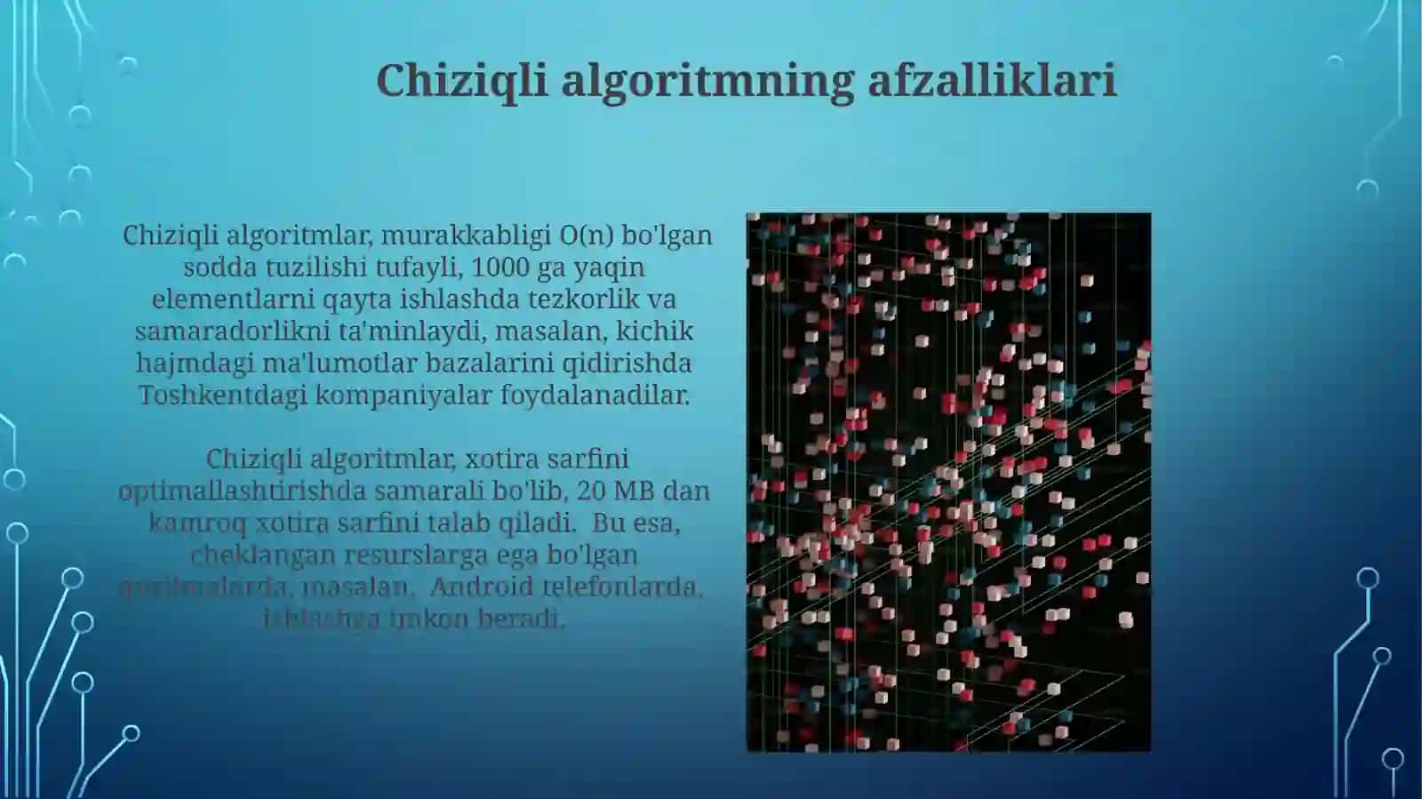 Chiziqli algoritm 3
