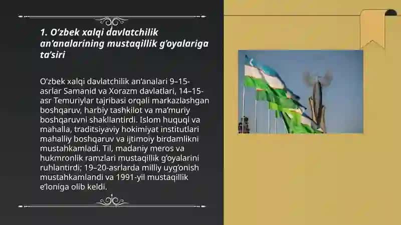 O’zbekistonda mustaqillik g’oyalarining tarixiy asoslari 3