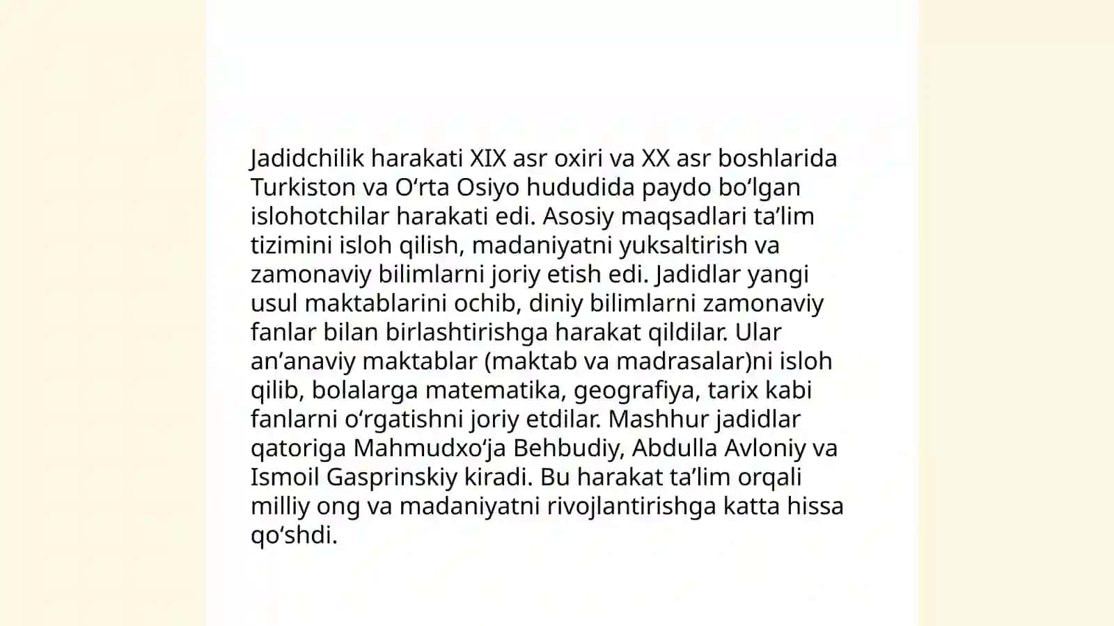 Jadid maʼrifatparvarlarining pedagogik qarashlari 3
