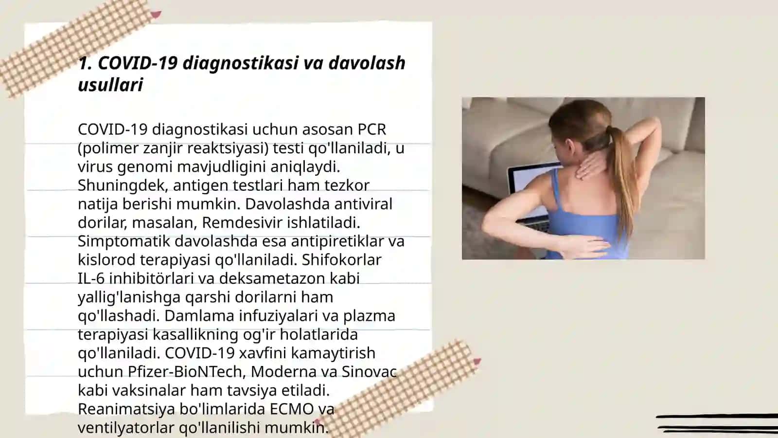 COVID-19, OITV | OITS infeksiyasi profilaktikasi va u bilan kurashish muammolari 3