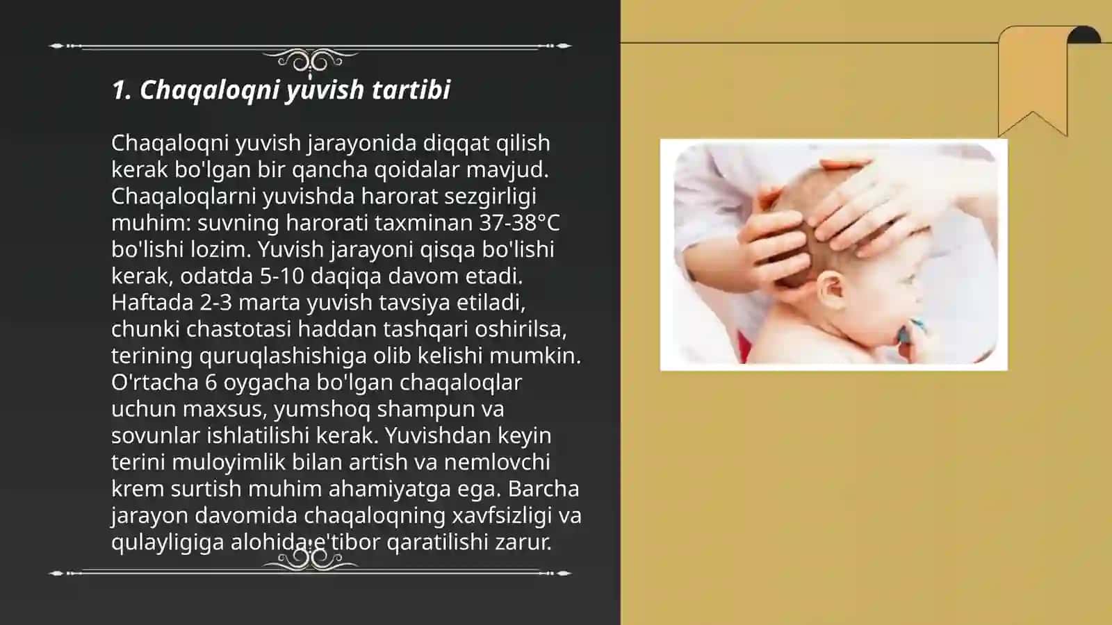 Chaqaloqni yuvish tartibi 3
