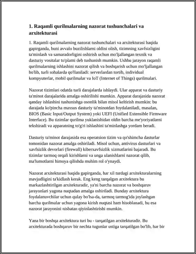 RAQAMLI QURILMALARNING NAZORATI 3